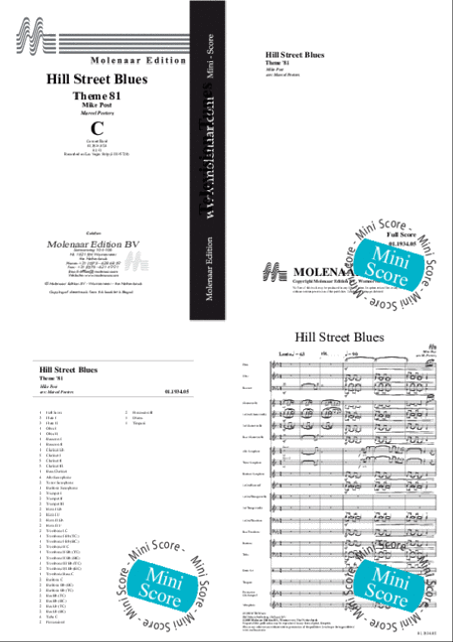 Hill Street Blues Concert Band scores gallery preview page 2