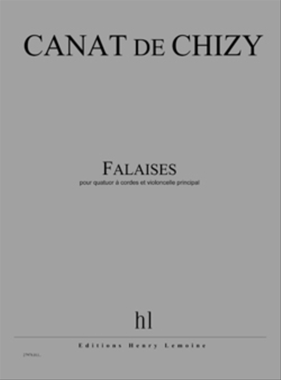 Falaises String Quartet scores gallery preview page 1