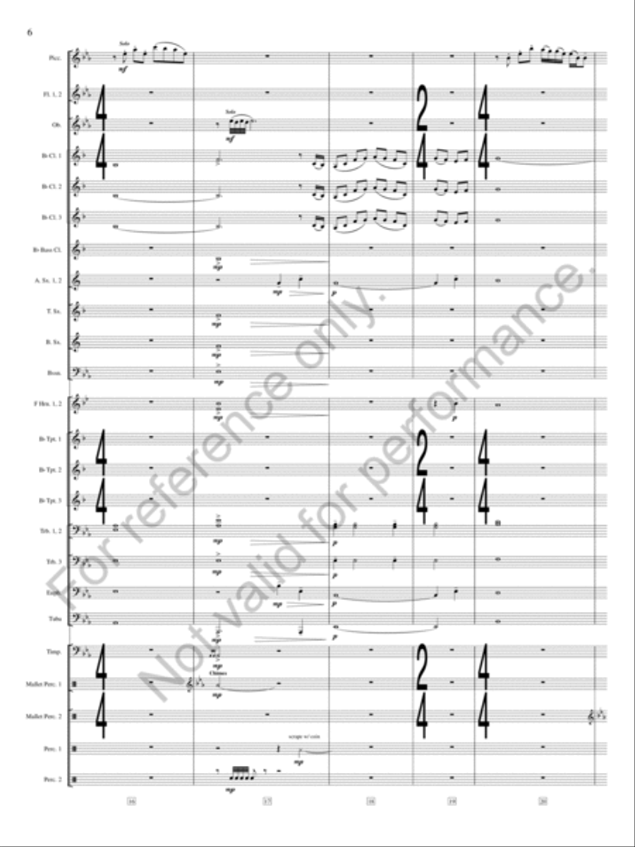 River City Sunset River City Sunset Concert Band scores gallery preview page 7