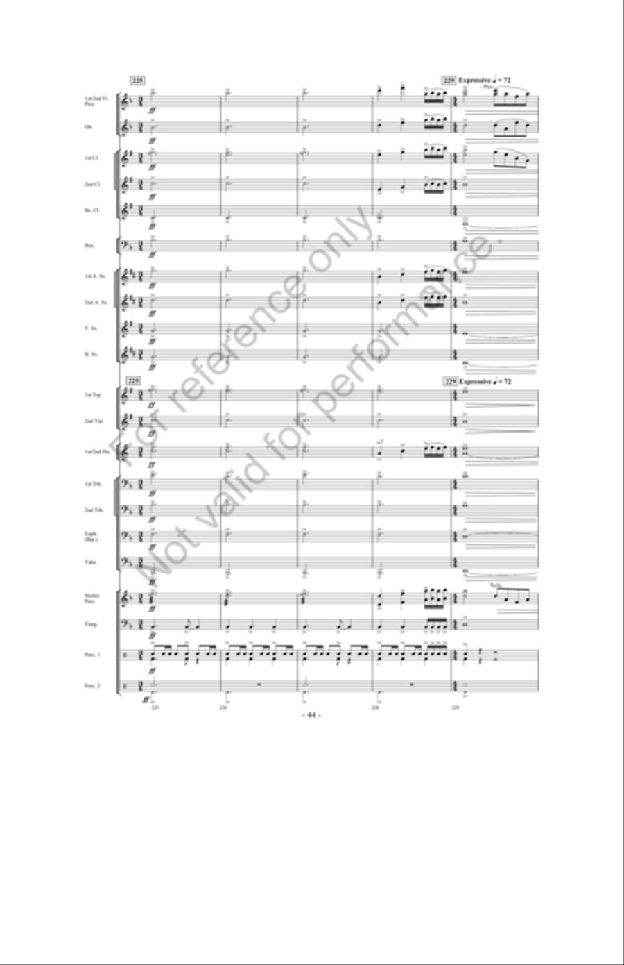 Zeus: King Of The Gods Concert Band scores gallery preview page 43