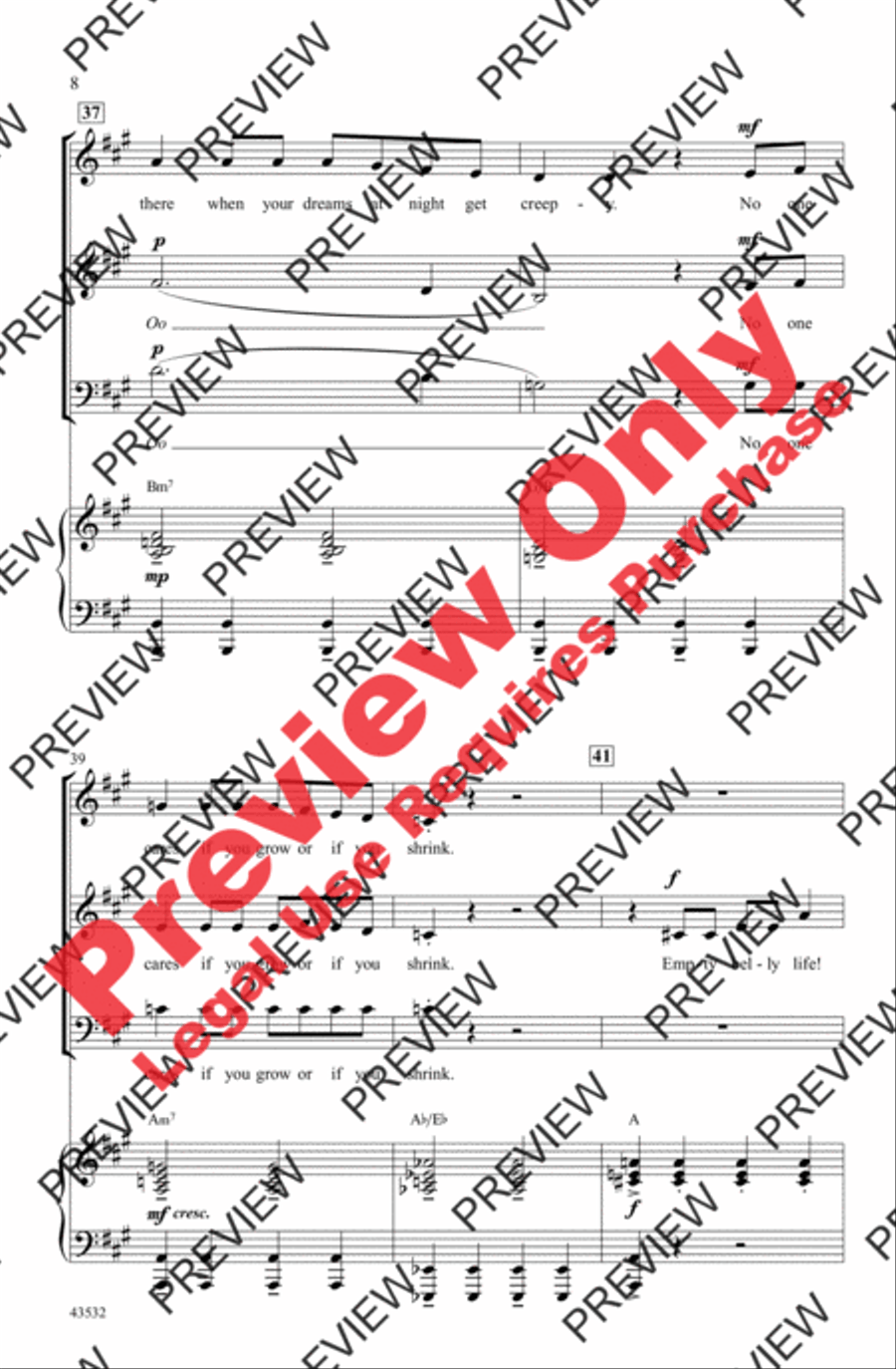 It's the Hard-Knock Life It's the Hard-Knock Life 3-Part scores gallery preview page 8
