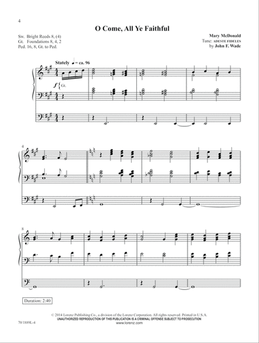 Go Out with Joy! (Digital Download) Organ scores gallery preview page 4