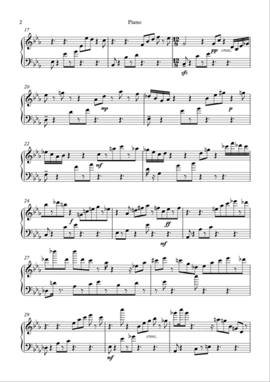 Maccus Rabidus Piano Solo scores gallery preview page 2
