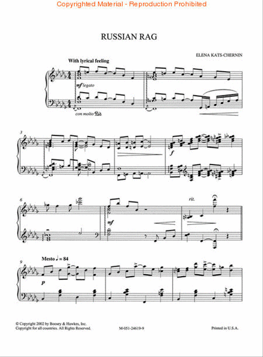 Book of Rags for Piano