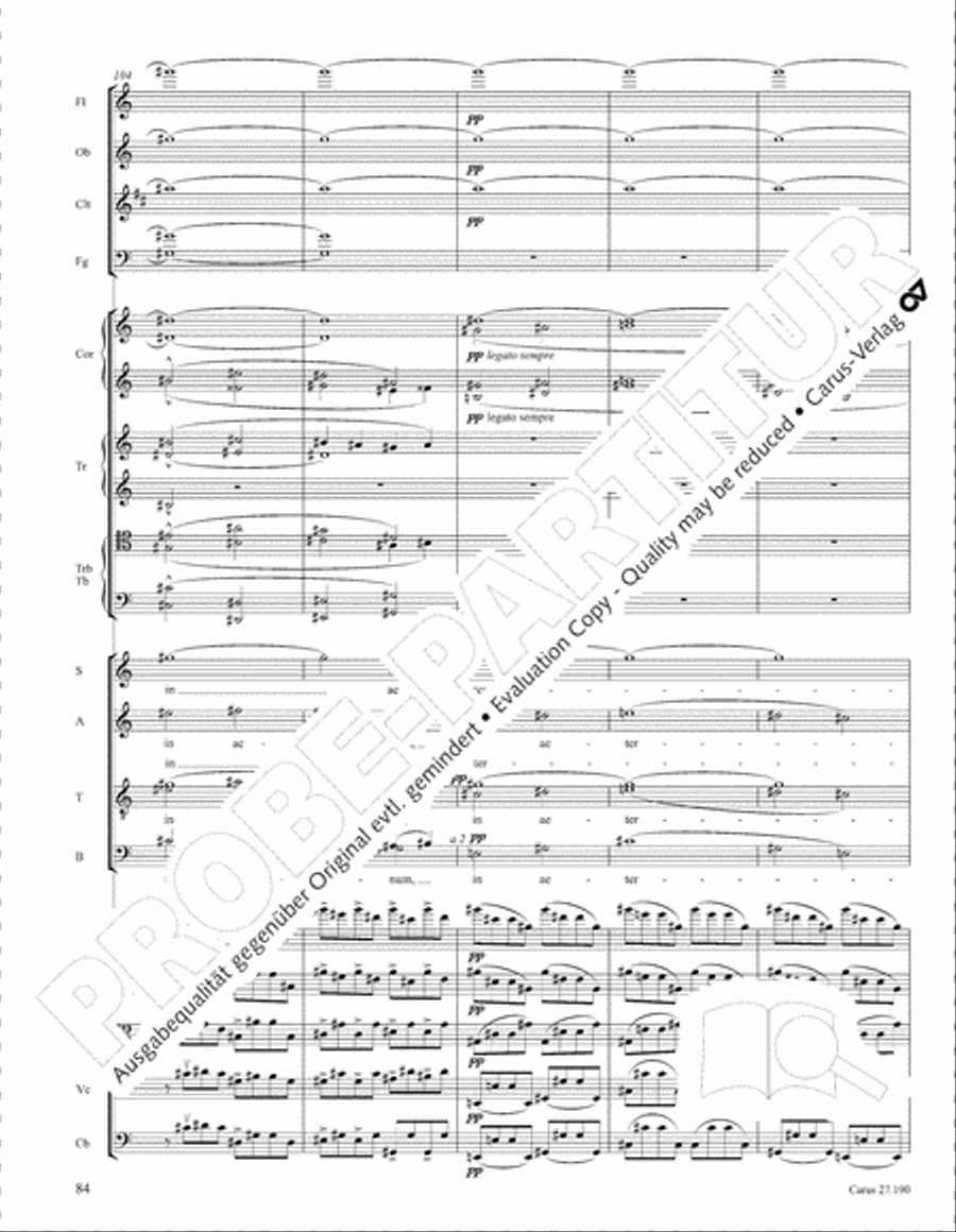 Te Deum 4-Part scores gallery preview page 91