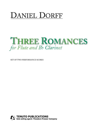 Book cover for Three Romances