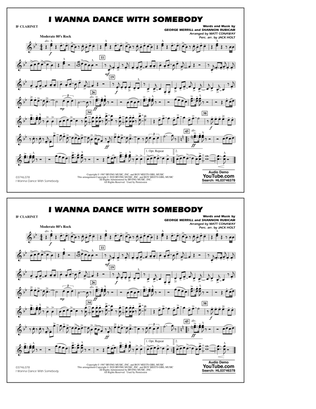 I Wanna Dance with Somebody (arr. Conaway and Holt) - Bb Clarinet