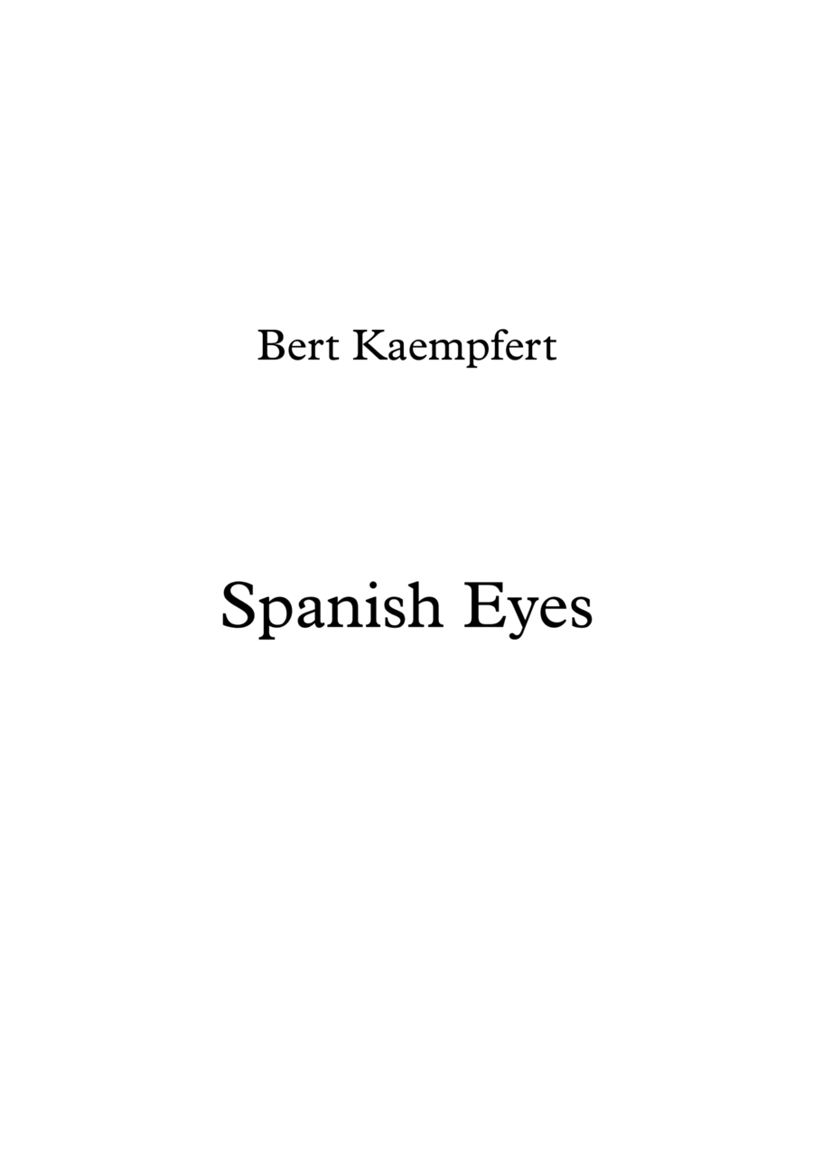 Spanish Eyes String Quartet scores gallery preview page 1