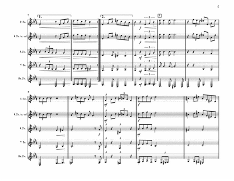 Skylark Skylark Woodwind Quartet scores gallery preview page 2