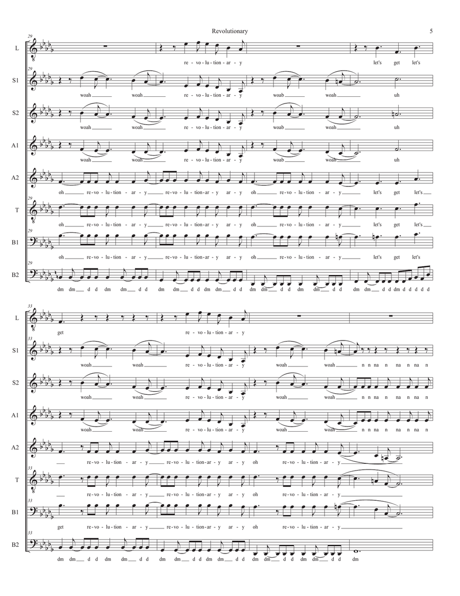 Revolutionary Revolutionary Divisi scores gallery preview page 5