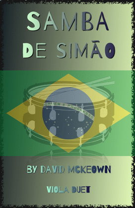 Book cover for Samba de Simão, for Viola Duet