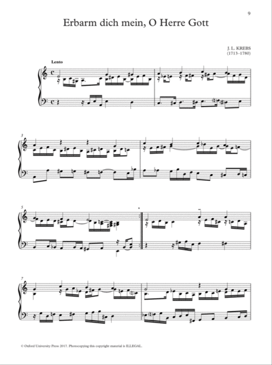 Oxford Book of Lent and Easter Organ Music for Manuals Organ Solo scores gallery preview page 9