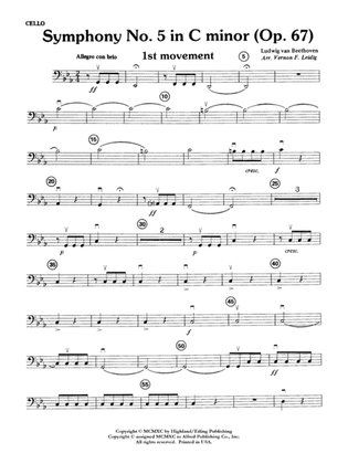 Beethoven's Symphony No. 5, 1st Movement: Cello