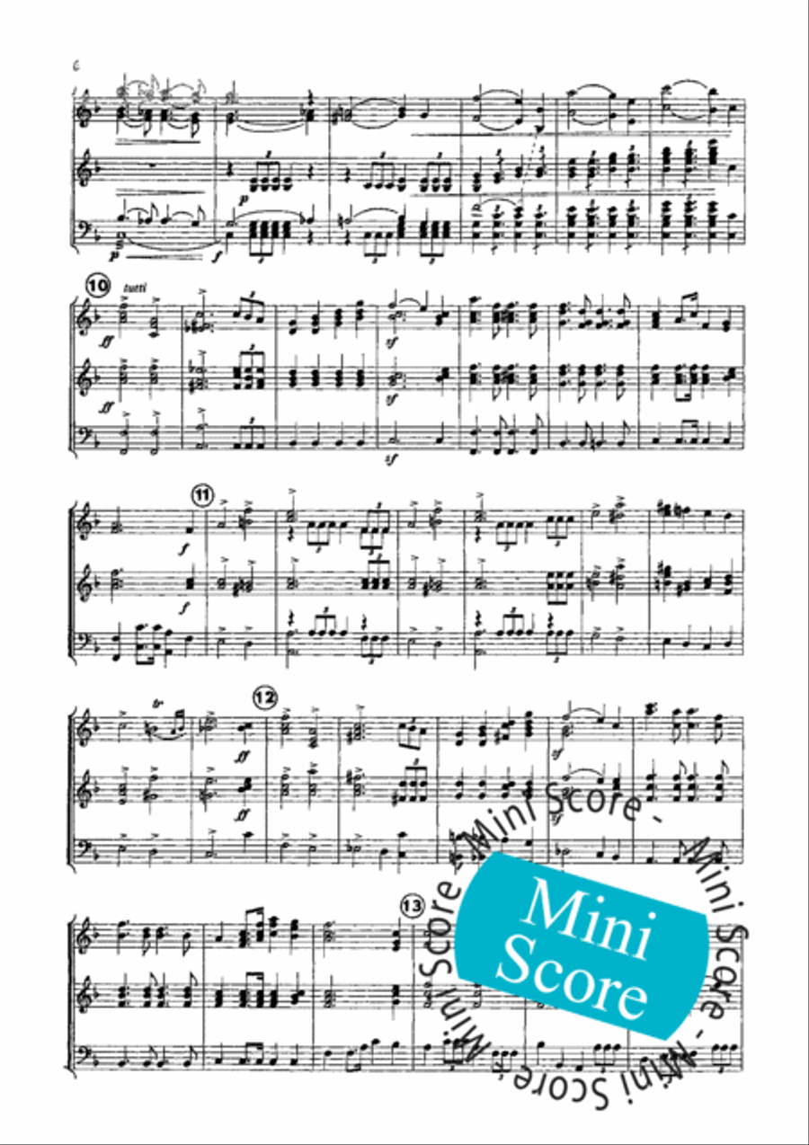 Priestermarsch Uit Athalia Fanfare Band scores gallery preview page 8