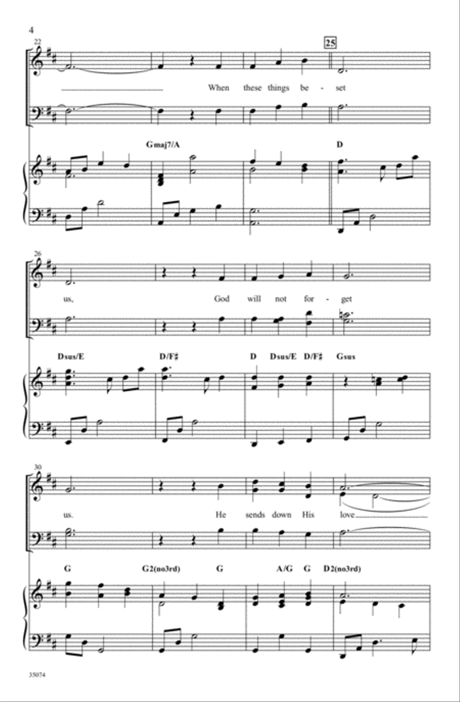 Wings of a Dove Choir scores gallery preview page 3