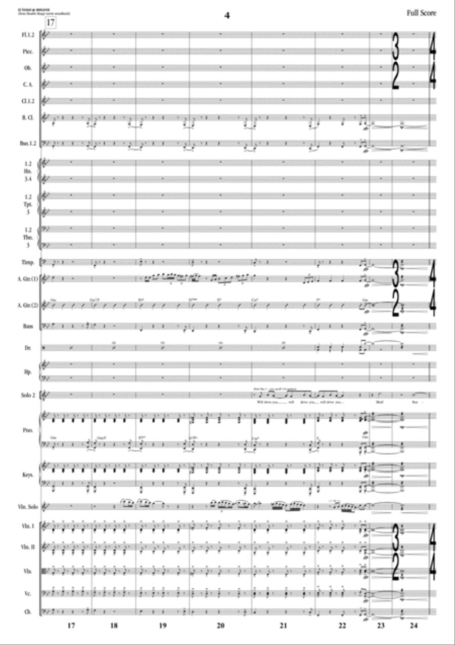 El Tango De Roxanne Full Orchestra scores gallery preview page 3
