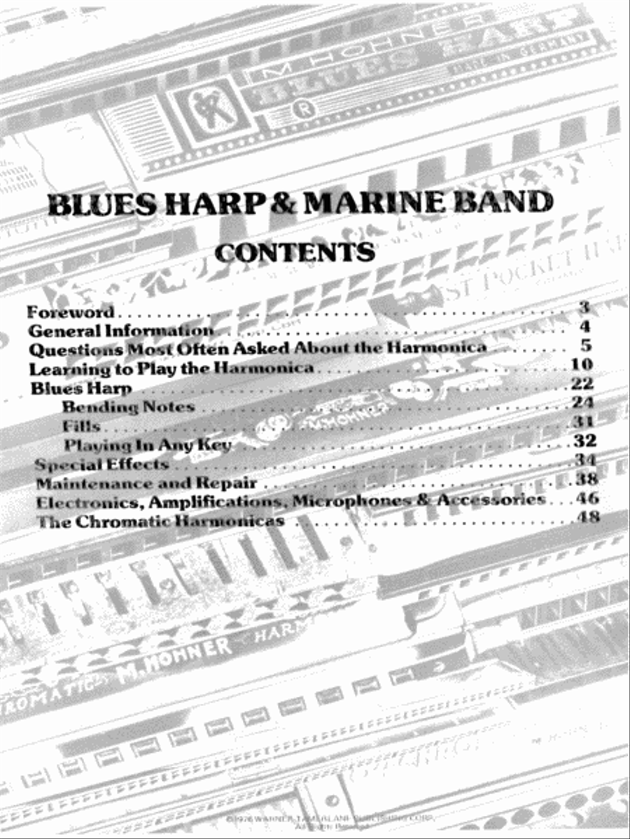 Blues Harp and Marine Band Harmonica scores gallery preview page 2