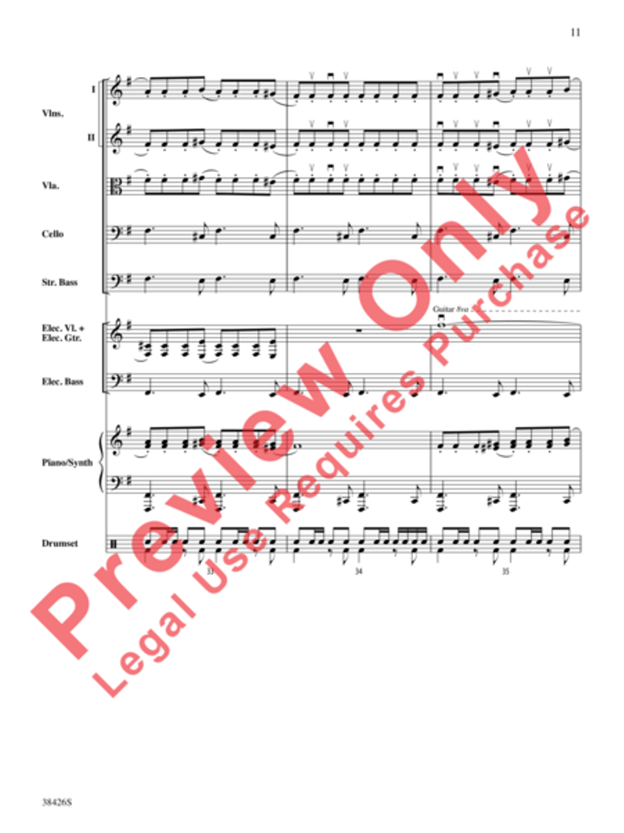 A Mad Russian's Christmas String Orchestra scores gallery preview page 12