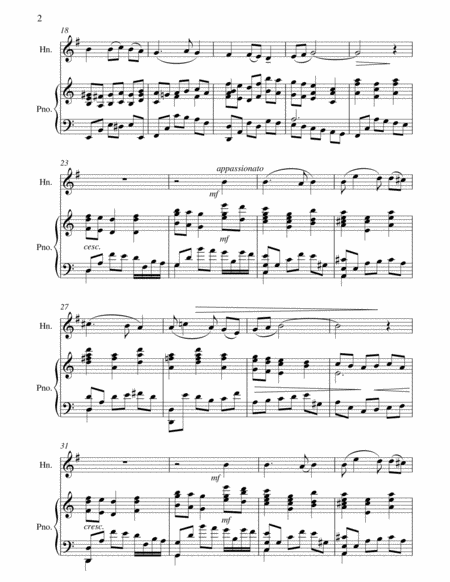 A DISTANT DREAM for Horn in F and Piano image number null