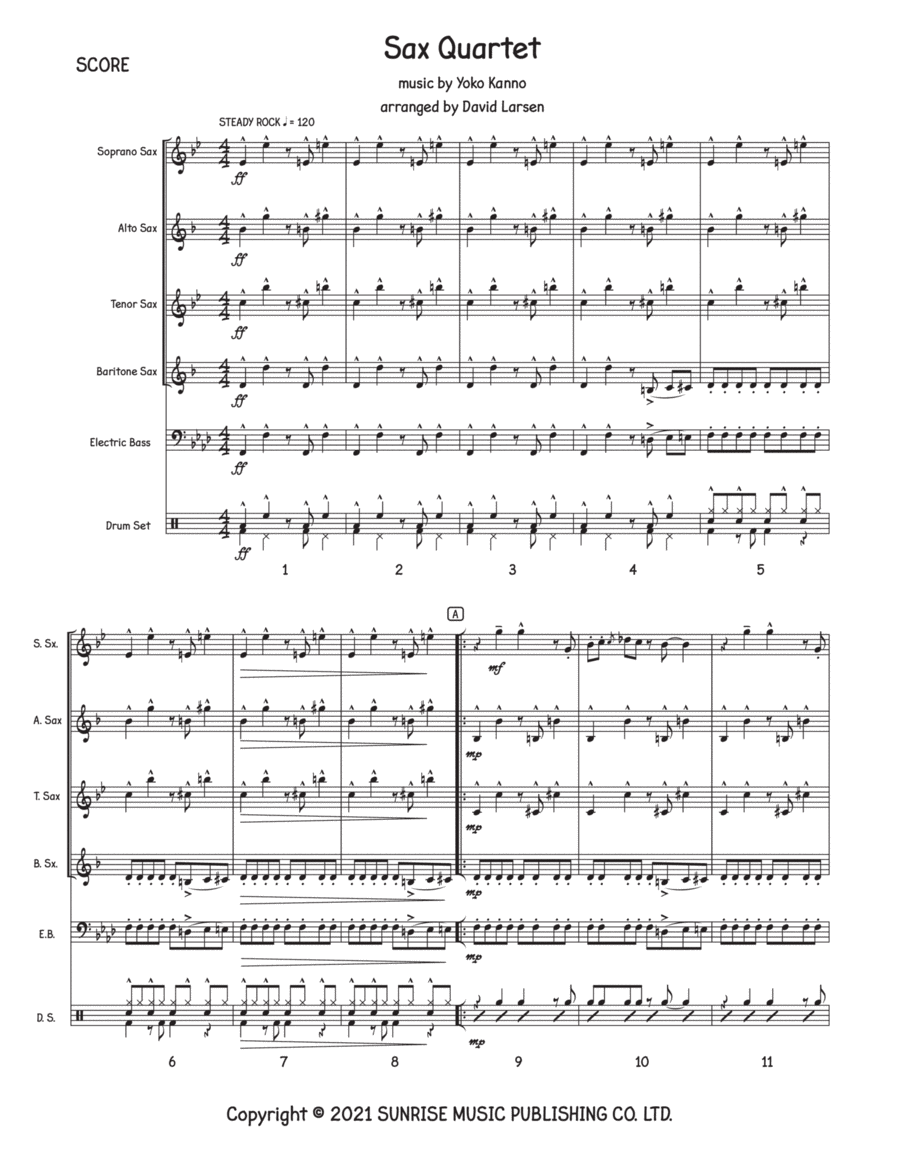 Saxophone quartet music deals