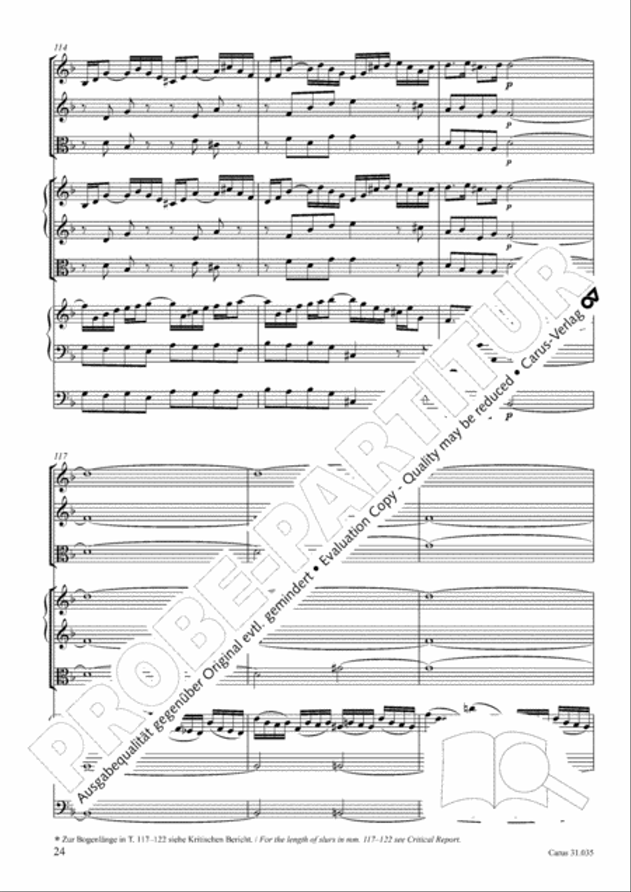 Soul and spirit are astounded (Geist und Seele wird verwirret) English Horn scores gallery preview page 25