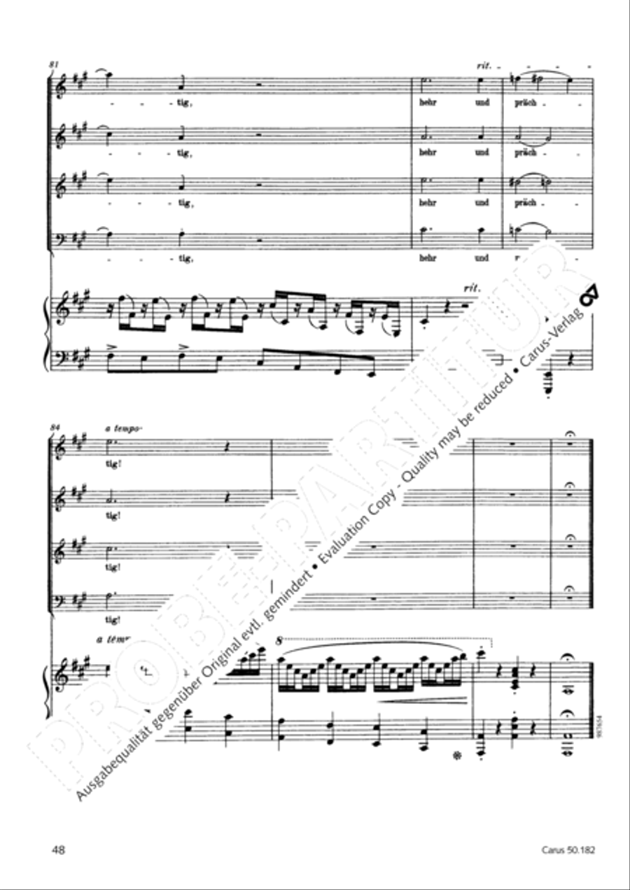 Vom Goldenen Horn 4-Part scores gallery preview page 51