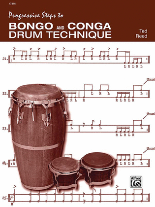 Book cover for Progressive Steps to Bongo and Conga Drum Technique