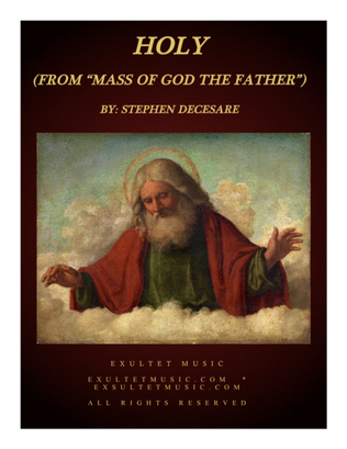 Book cover for Holy (from "Mass of God the Father")