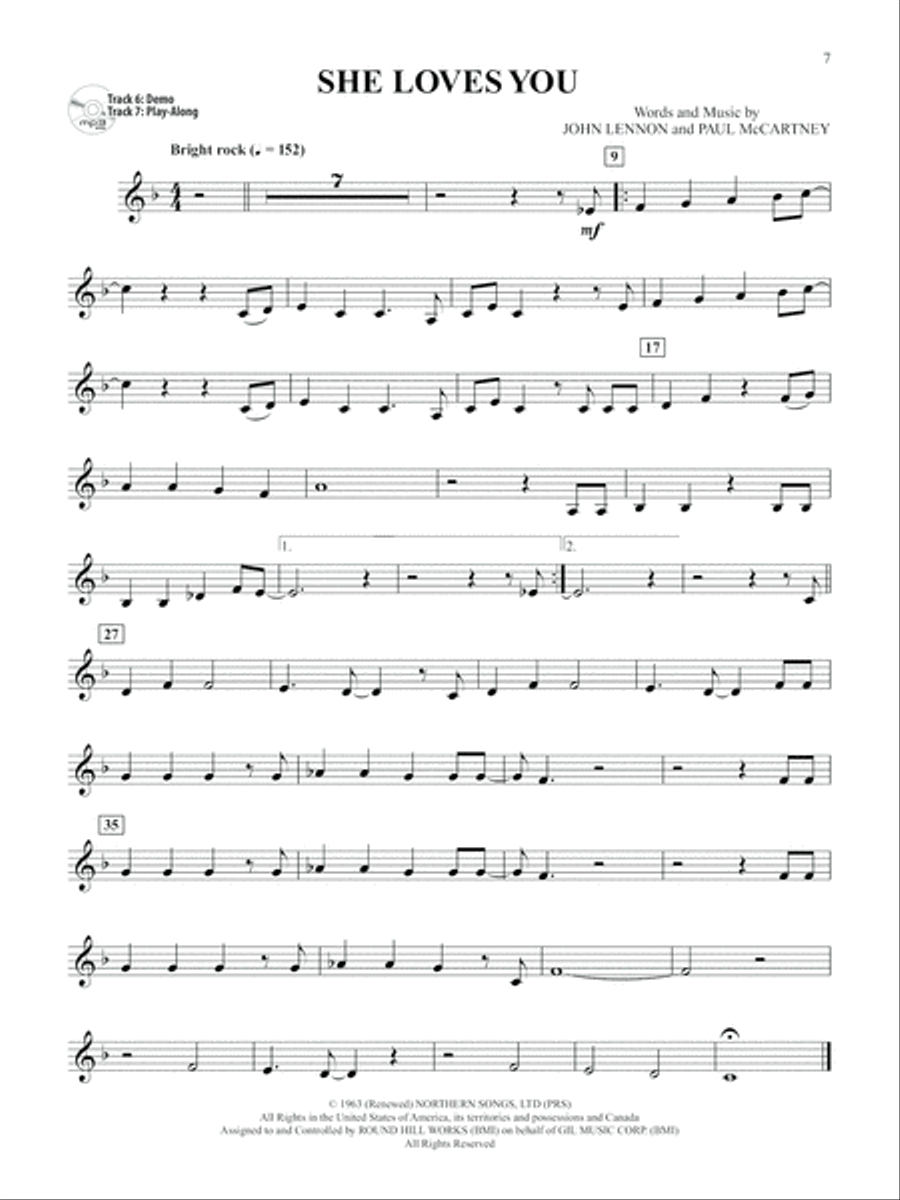 Easy Instrumental Solos For Special Occasions & Celebrations Horn Solo scores gallery preview page 3