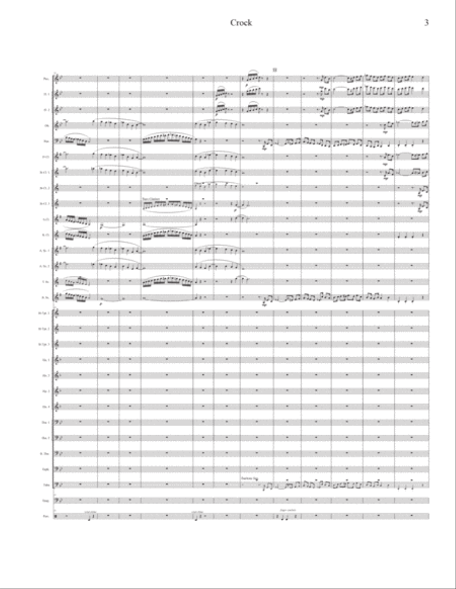 3 Comic Strip Impressions Concert Band scores gallery preview page 3