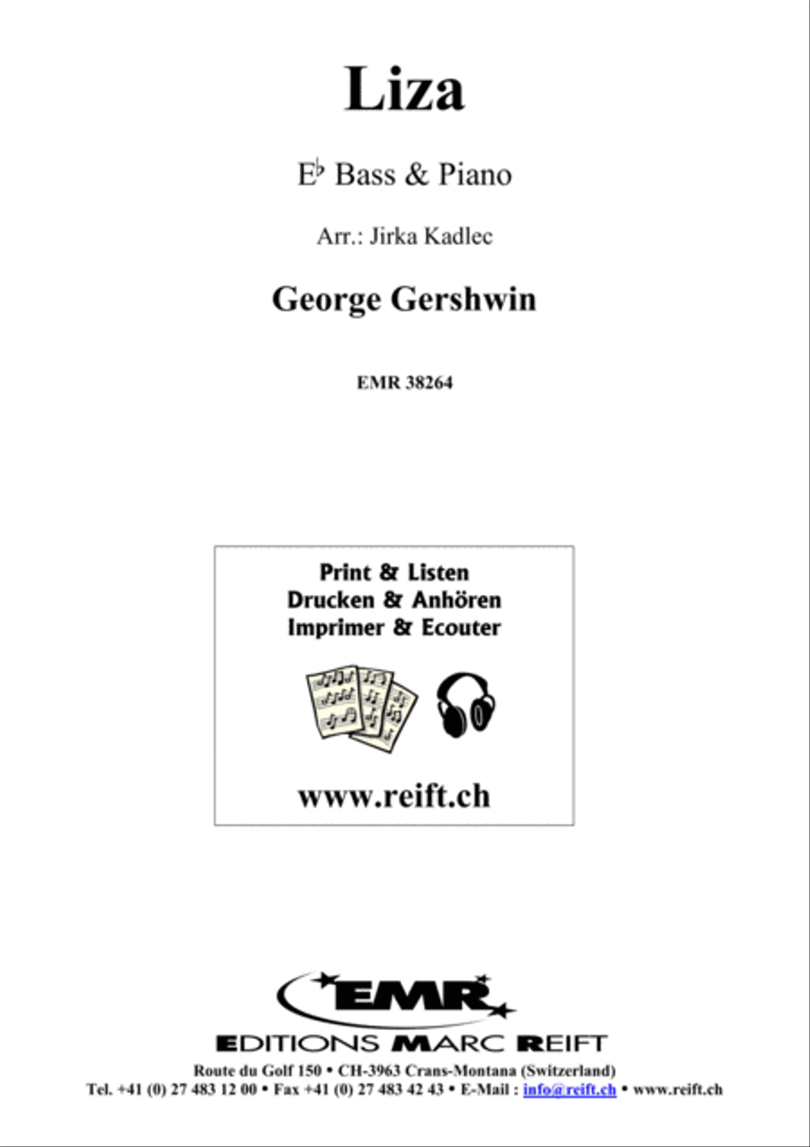 Liza Piano Accompaniment scores gallery preview page 1