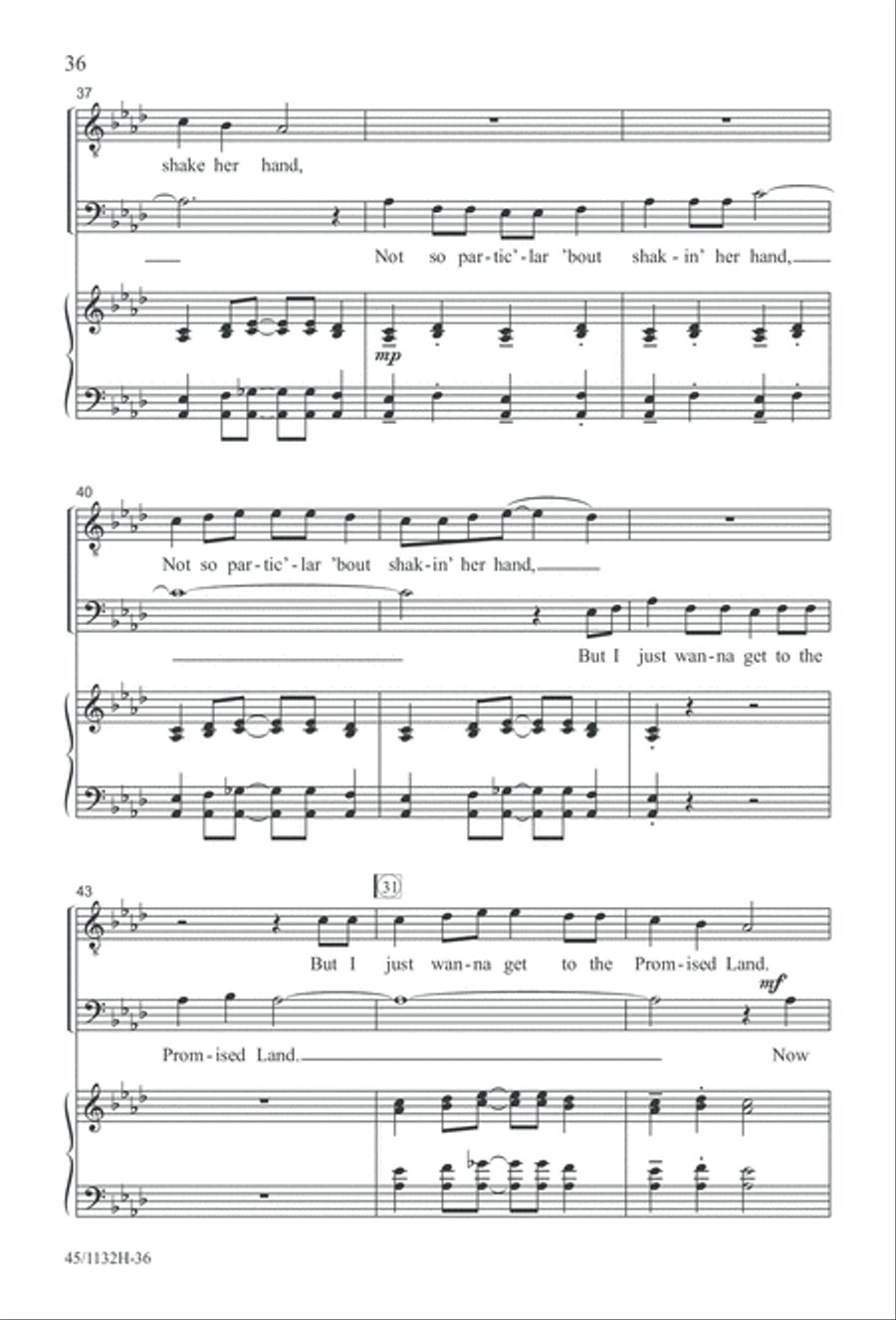 Singable Solutions for TB Choirs TB scores gallery preview page 36