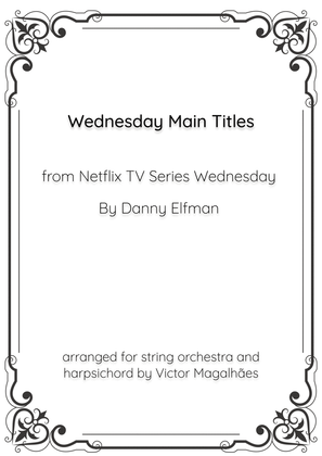 Book cover for Wednesday Main Titles