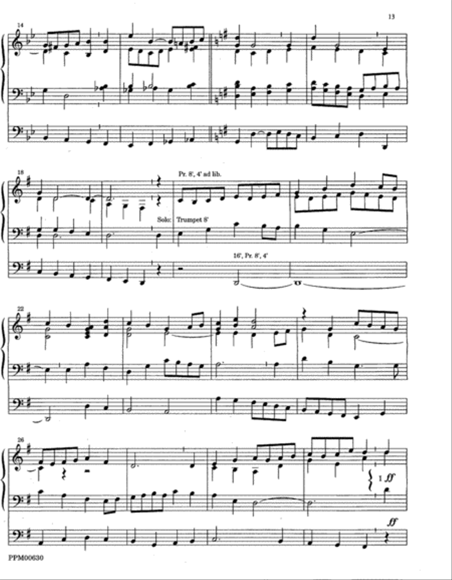 Four Hymn Voluntaries: Crucifer, Darwall's 148th, Gonfalon Royal, Lauda Anima Organ scores gallery preview page 17