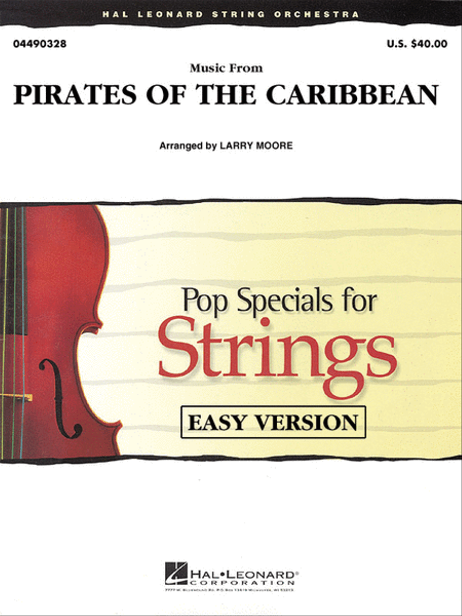 Music from Pirates of the Caribbean String Orchestra scores gallery preview page 1