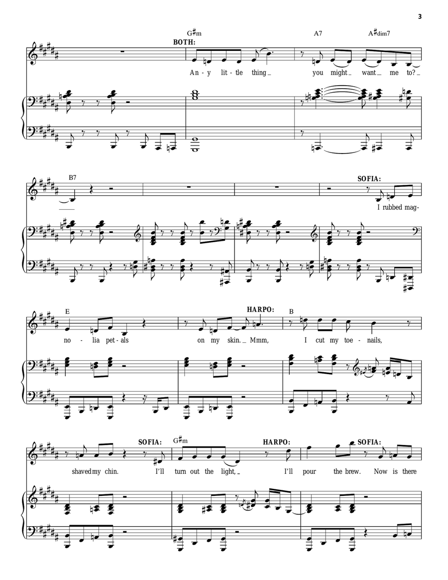 Any Little Thing Any Little Thing Voice scores gallery preview page 3