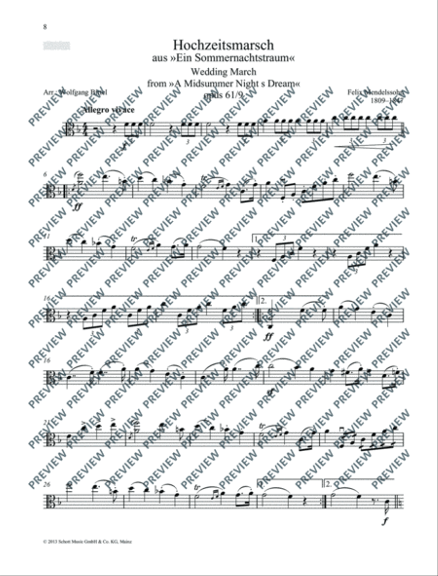 Classical Highlights for Viola Piano Accompaniment scores gallery preview page 9