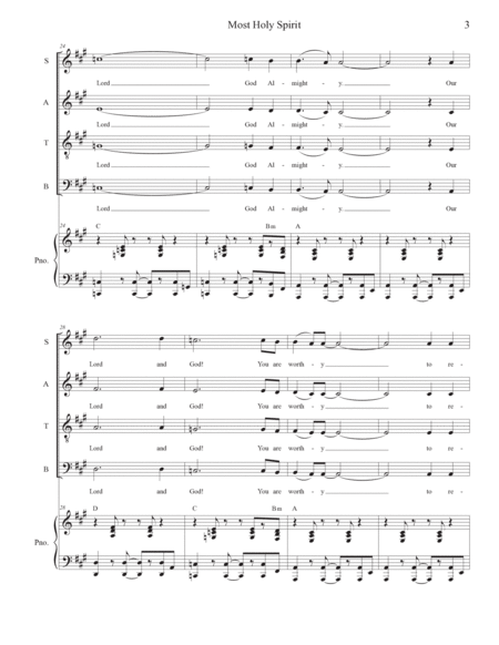 Most Holy Spirit (SATB) image number null