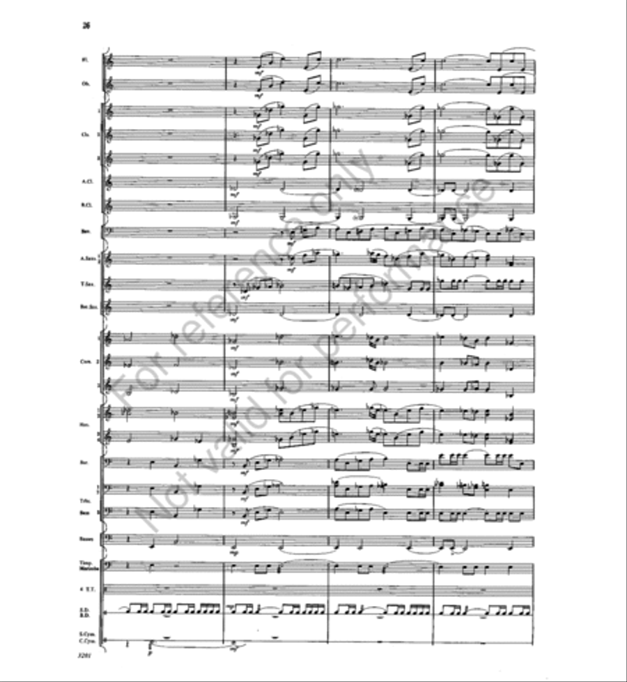 Symphonic Celebration and Dance Concert Band scores gallery preview page 25