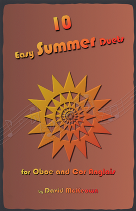 Book cover for 10 Easy Summer Duets for Oboe and Cor Anglais (or English Horn)