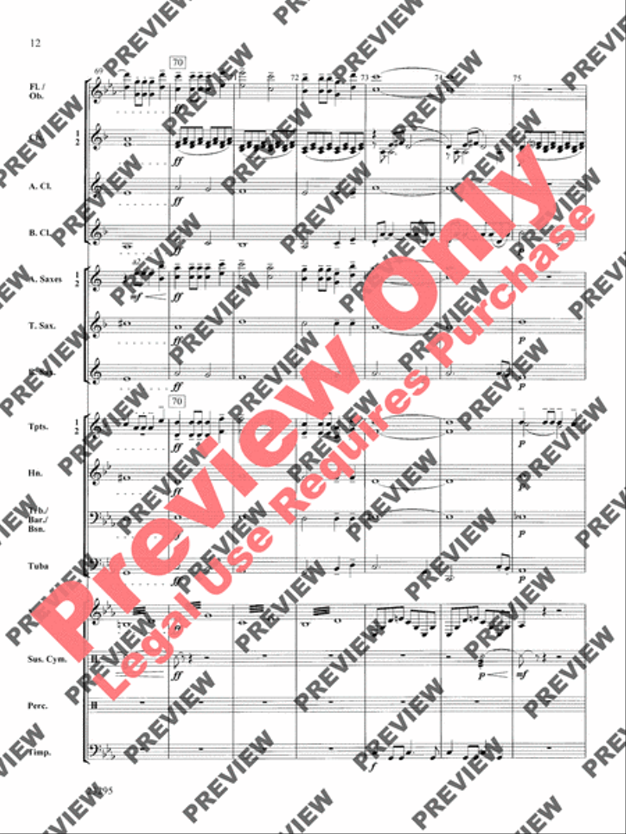 Stormchasers Concert Band scores gallery preview page 13