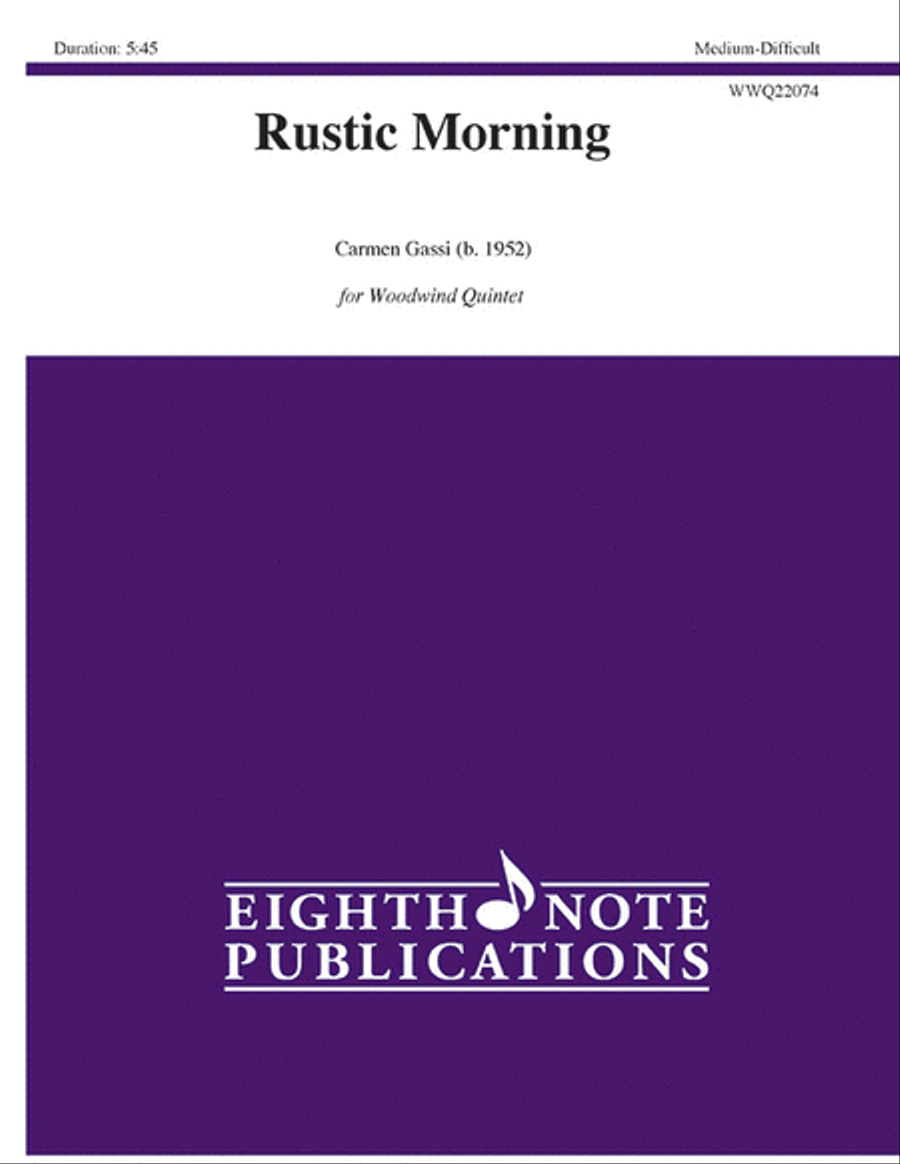 Rustic Morning Woodwind Quintet scores gallery preview page 1