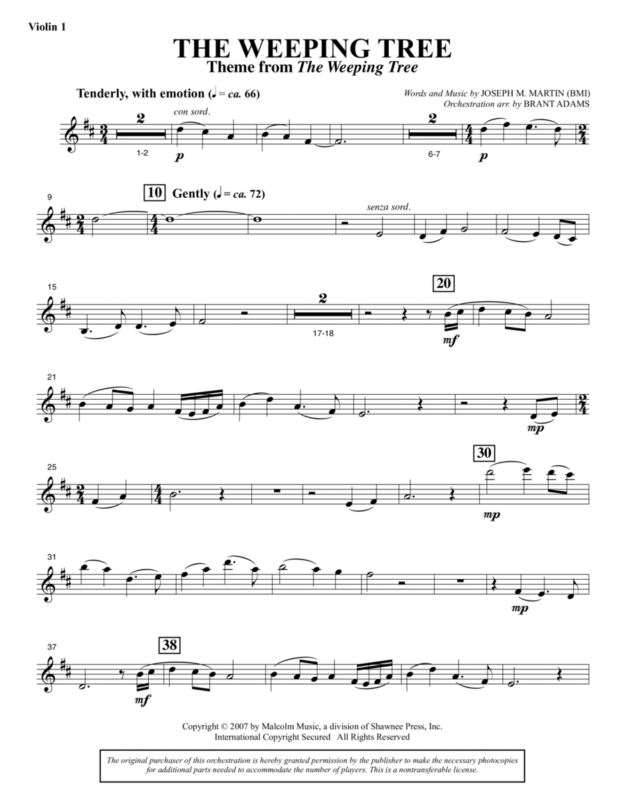 The Weeping Tree (Theme from 