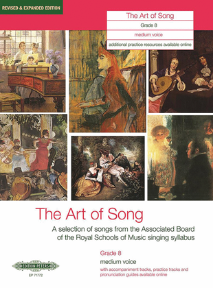 Book cover for The Art of Song, Grade 8 (Medium Voice)