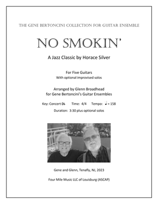 Book cover for No Smokin