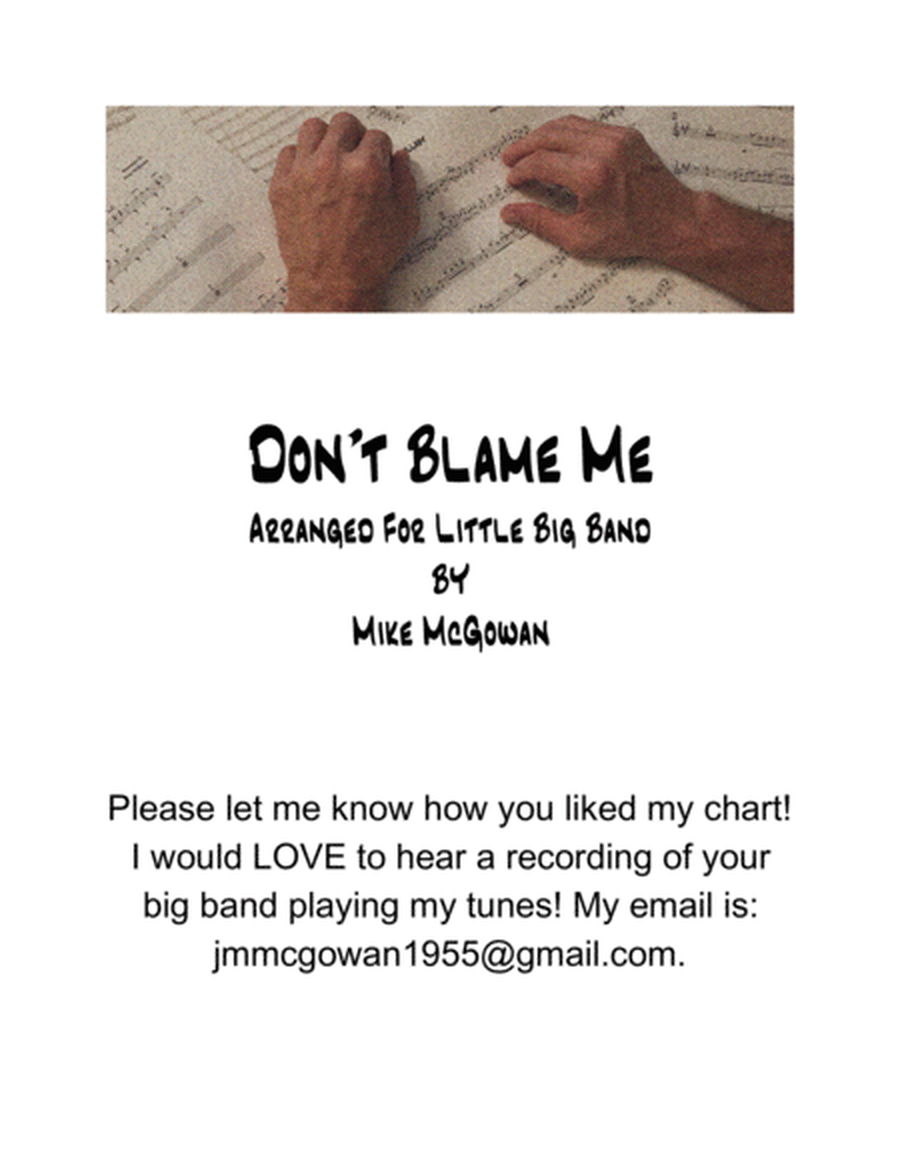 Don't Blame Me image number null
