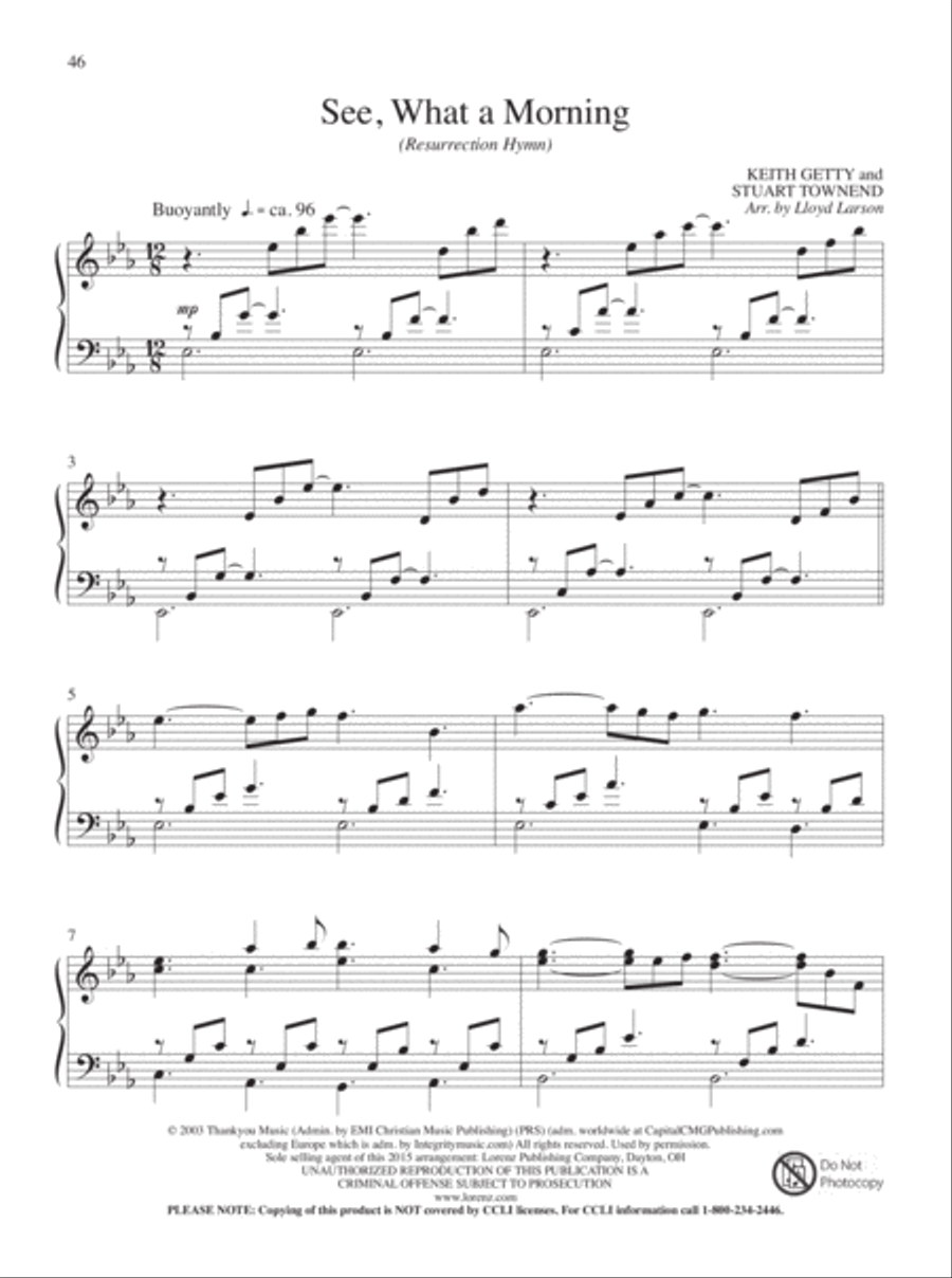 Fill the Earth with Songs Piano Solo scores gallery preview page 30