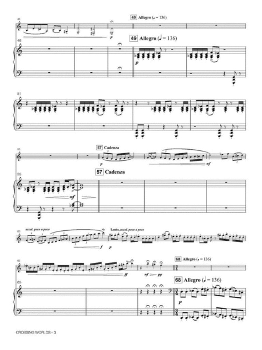 Crossing Worlds Cornet scores gallery preview page 4
