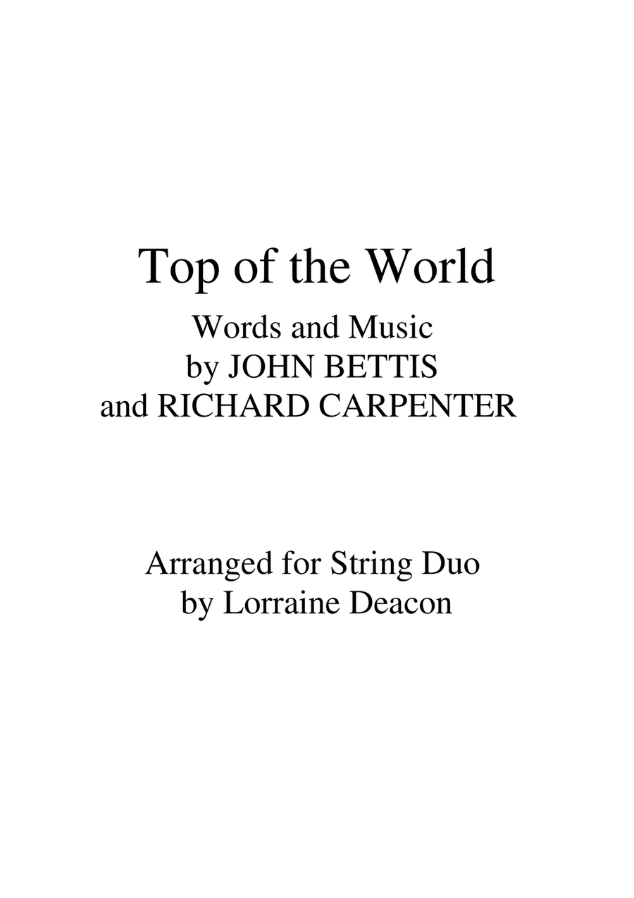 Top Of The World Top Of The World String Duet scores gallery preview page 3