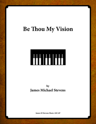 Book cover for Be Thou My Vision - Piano Hymn Arrangment